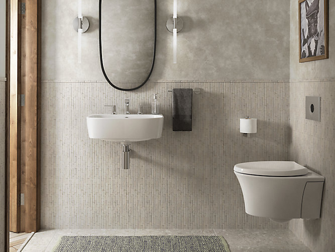 K-77767-8 | ModernLife wall-mount bathroom sink with 8